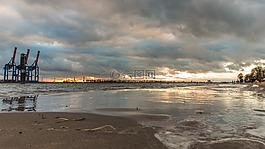 水域,海,海灘