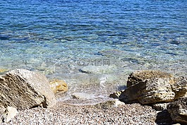 海灘,藍色,淺藍色