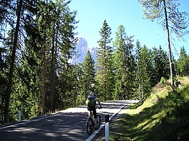 装载 kofel,würzjoch,山地自行车