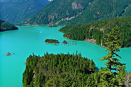 綠松石,羅斯湖,水