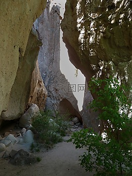 峡谷,岩,自然