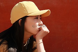 特寫(xiě),女生,紅色