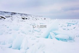 休倫湖,凍結,冰