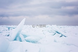 休倫湖,凍結,冰