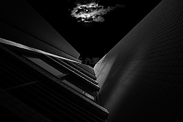城市建筑,黑白,藝術