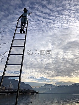 雕像,規(guī)模,湖