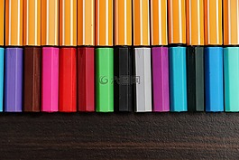 彩色的鉛筆,豐富多彩,漆