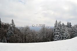 冬天,現(xiàn)場,山