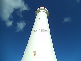 燈塔,天空,云