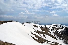 冬天,現(xiàn)場,山