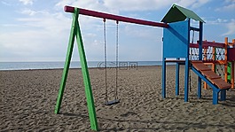海滩,游戏,颜色
