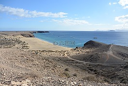 海,海灘,加那利群島