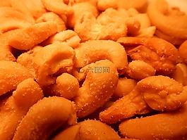 坚果,cahews,吃