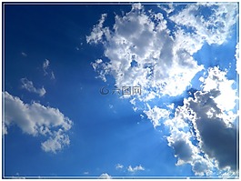 天空,云