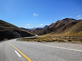 新西蘭,路,山