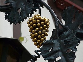 葡萄,gasthof,盾