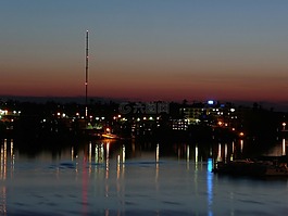 夜,城市,查看
