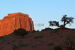 紀(jì)念碑,谷,沙漠