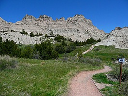 badland 国家公园,南达科他州,美国
