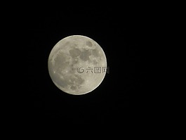 月亮,階段,天文學