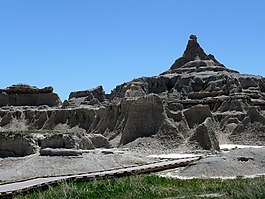 badland 国家公园,南达科他州,美国