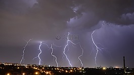 閃電,拉鏈,雷暴
