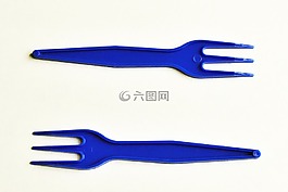 塑料,叉,食品