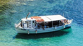 船,海,藍(lán)色