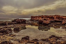 巖質(zhì)海岸,環(huán)礁湖,海
