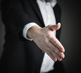握手,手,給