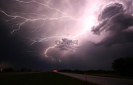 閃電,雷聲,閃電風(fēng)暴