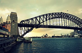 橋,海港,悉尼