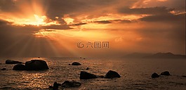 日落,日出,黃昏