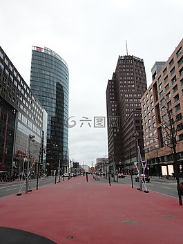 柏林,摩天樓,城市
