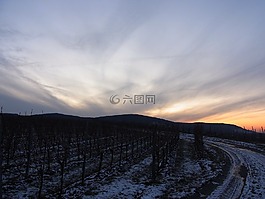 黃昏,太陽(yáng),天空