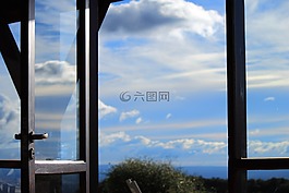 門,天空,云計算