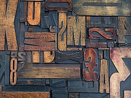 字母,木,老