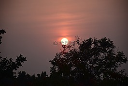 日落,太陽,日出