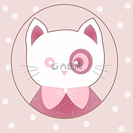 貓,羅莎,可愛