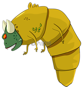 幼蟲,怪物,動物