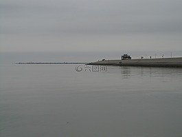 北海,水,布朗