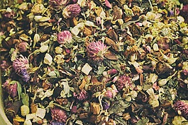 茶,葉子,混合
