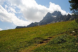 景觀,山,普拉托