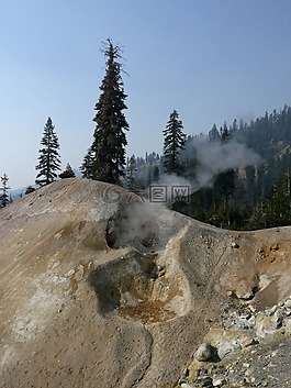 火山,拉森火山國家公園,加利福尼亞州