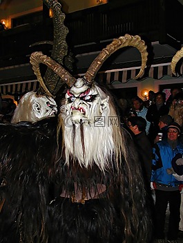 冬天,奧地利,perchtenlauf