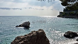 石,海,海岸