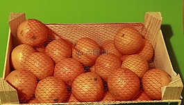 橘子,盒,柑橘