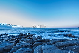 黎明,海灘,guilche