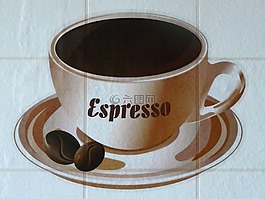 咖啡杯,咖啡,繪圖