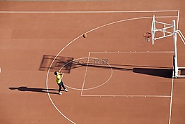 籃球,行使,休閑